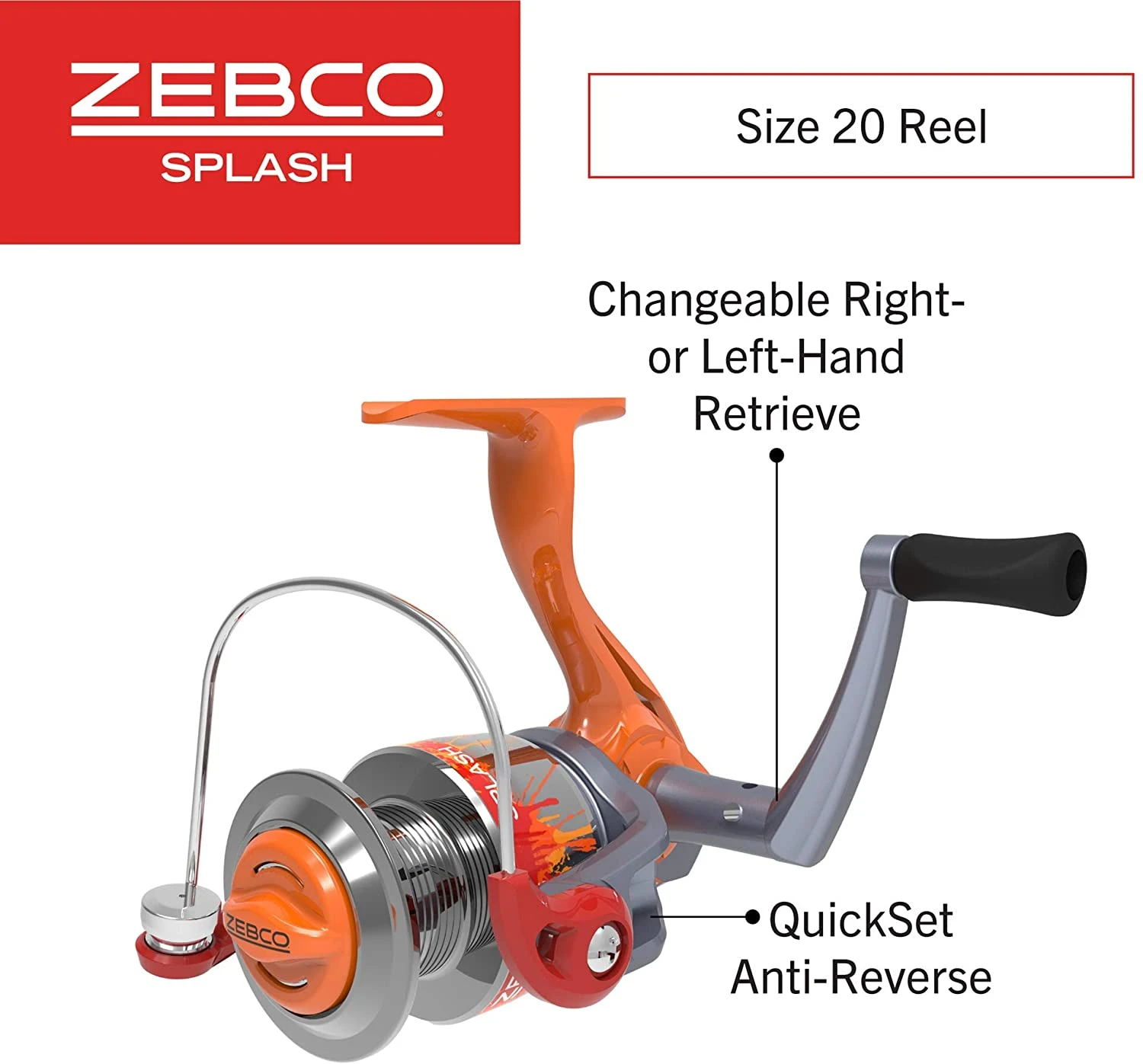 Zebco Splash Spinning Combos 6 Zebco Splash Spinning Combos - Image 4