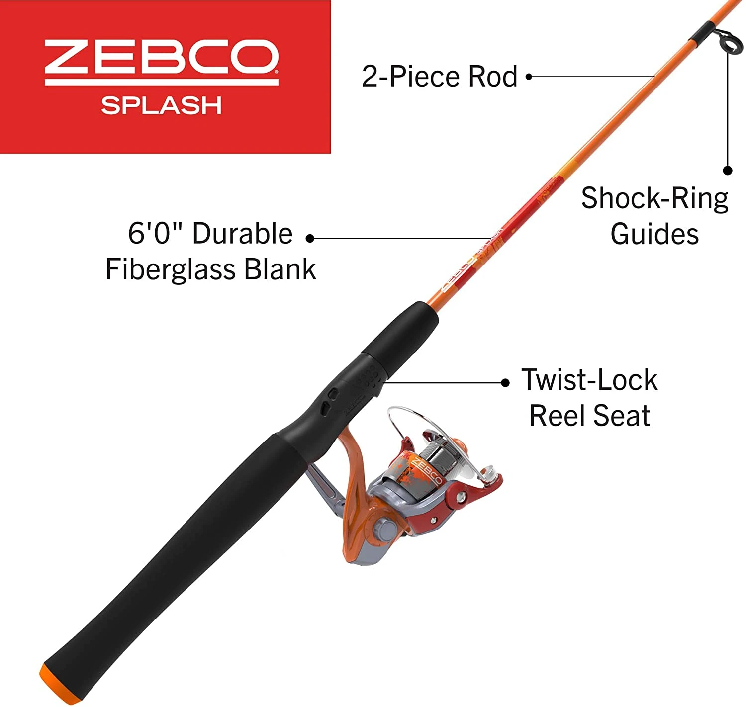 Zebco Splash Spinning Combos 5 Zebco Splash Spinning Combos - Image 3