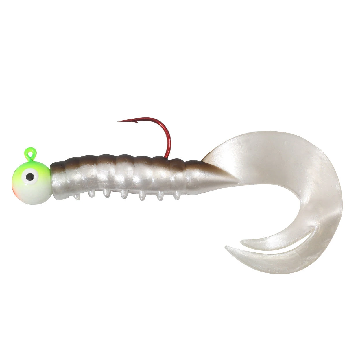 Northland Tackle Rigged Gum-Ball Jig Grub 5 Northland Tackle Rigged Gum-Ball Jig Grub - Image 3