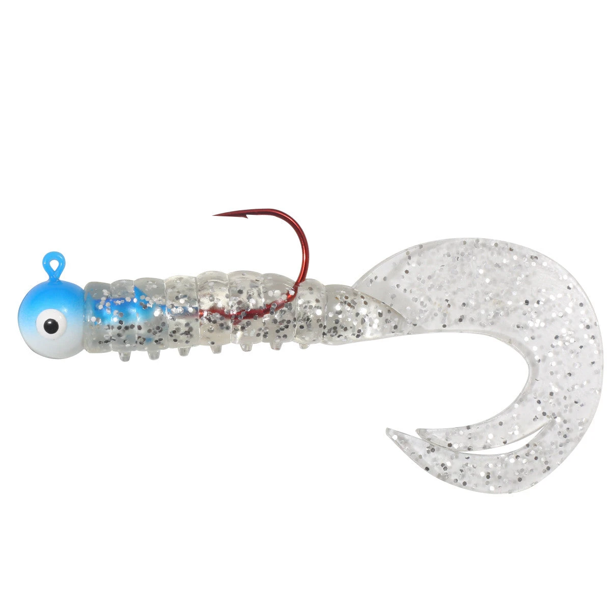 Northland Tackle Rigged Gum-Ball Jig Grub 8 Northland Tackle Rigged Gum-Ball Jig Grub - Image 6