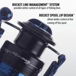 Abu Garcia Aqua Max Spinning Combo -Reel Spin Bait Sales AbuGarica AquaMax SP RLM info