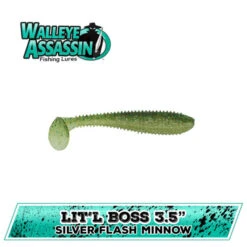 Walleye Assassin Lit'l Boss -Reel Spin Bait Sales BA WalleyeAssassin LitlBoss 0009 Silver Flash Minnow 1 600x600 1