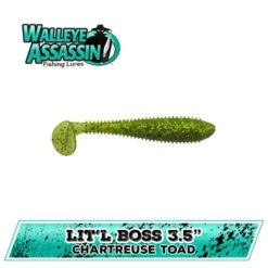 Walleye Assassin Lit'l Boss -Reel Spin Bait Sales BA WalleyeAssassin LitlBoss 0028 Chartreuse Toad 1 600x600 1