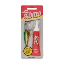 Berkley Scented Flicker Shad -Reel Spin Bait Sales Berkley ScentedFlickerShad FlashyPerch 5cm PKG