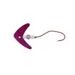 Mack's Smile Blade Slow Death Rig -Reel Spin Bait Sales Dark Cerise Sparkle