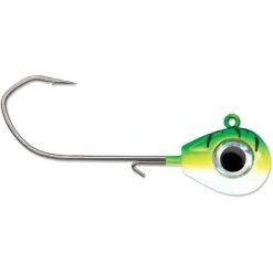 VMC Sleek Jig Heads -Reel Spin Bait Sales F18150 Green Fire UV 01.default