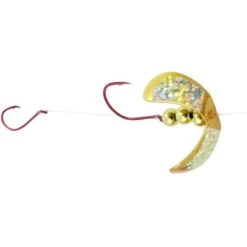 Northland Butterfly Blade Harness - 2 Hook -Reel Spin Bait Sales GOLD SHINER