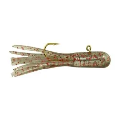Berkley PowerBait® Pre-Rigged Atomic Tubes -Reel Spin Bait Sales PowerBaitAtomicTubes ClearBrownRedFleck alt1