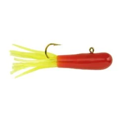 Berkley PowerBait® Pre-Rigged Atomic Tubes -Reel Spin Bait Sales PowerBaitAtomicTubes RedChartreuse alt1