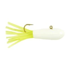 Berkley PowerBait® Pre-Rigged Atomic Tubes -Reel Spin Bait Sales PowerBaitAtomicTubes WhiteChartreuse alt1